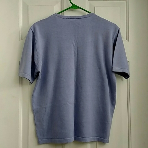 Lavender short sleeve sweater - Picture 2 of 3